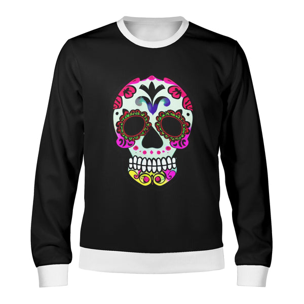 DzThreaDz. Sugar Skull  Custom Unisex Family Winter Sweatshirt