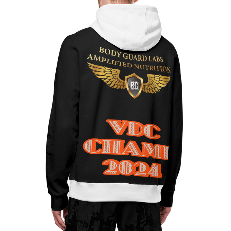 Body Guard VDC CHAMP Adult Full Zip Turtleneck Hoodie Streetwear