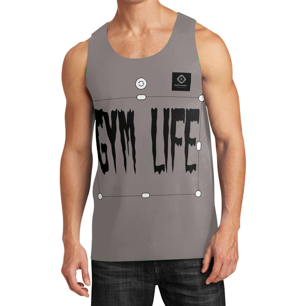 DzThreaDz. GYM LIFE Print Vest Shirt