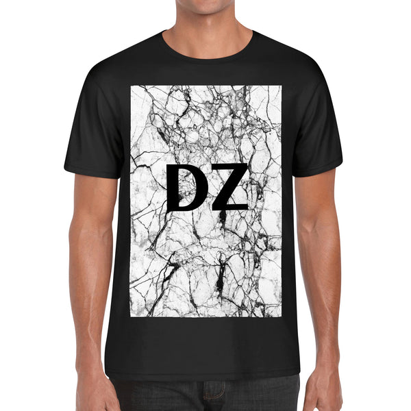 DzThreaDz.Men's Cotton Front Back Printing T Shirt