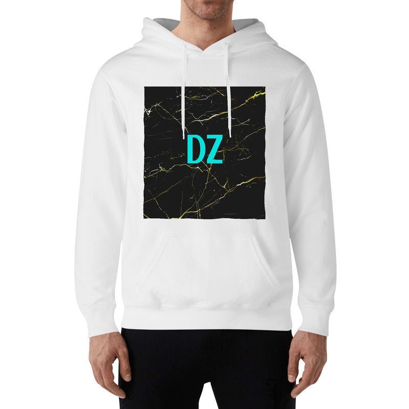 DzThreaDz. Unisex  Marbled Front & Back Printing Adult Cotton Hoodie