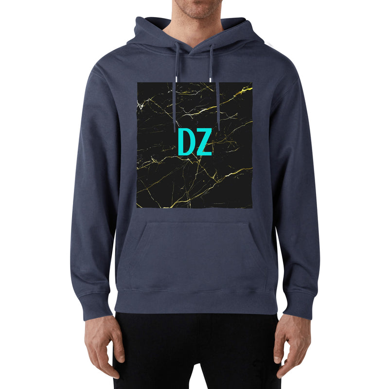 DzThreaDz. Unisex  Marbled Front & Back Printing Adult Cotton Hoodie