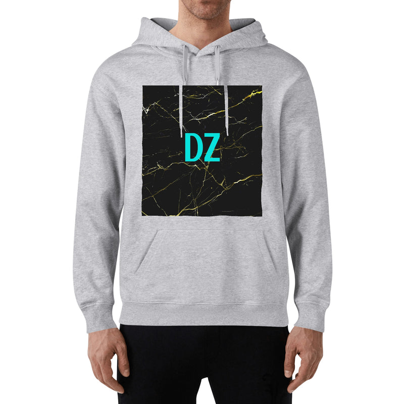 DzThreaDz. Unisex  Marbled Front & Back Printing Adult Cotton Hoodie