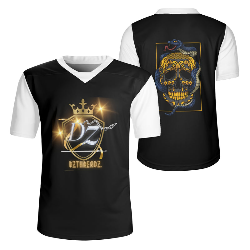 DzThreaDz. Mens All Over Printing Rugby Jersey