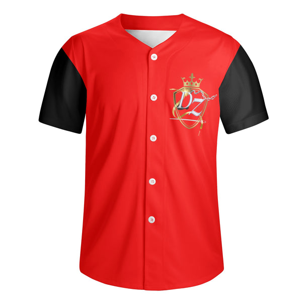 DzThreaDz. Mens Short Sleeve Baseball Jersey