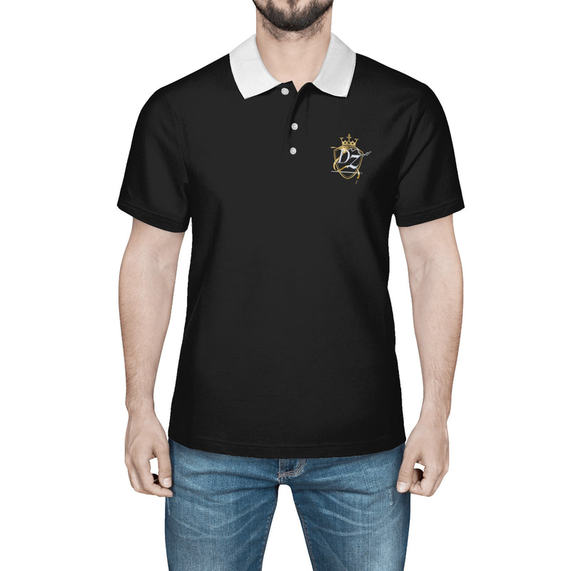 DzThreaDz.Mens All Over Print Polo Shirt