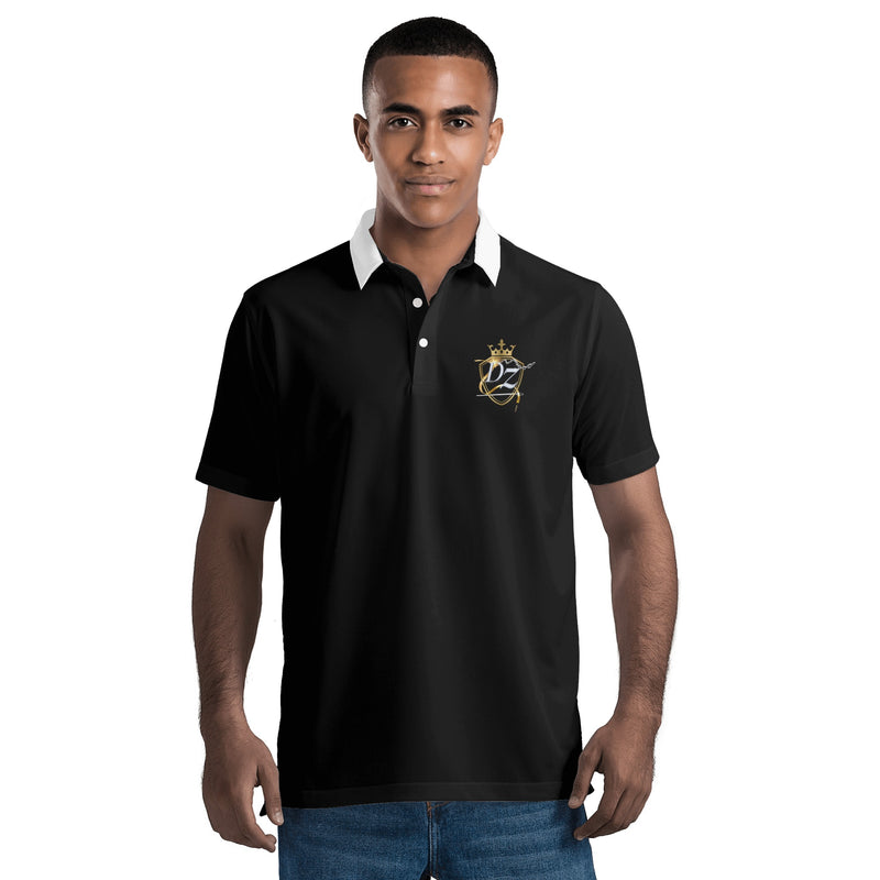 DzThreaDz.Mens All Over Print Polo Shirt