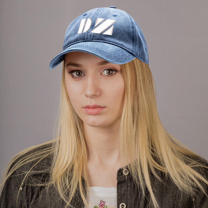 DzThreaDz.Four Sides Embroidered Denim Baseball Caps