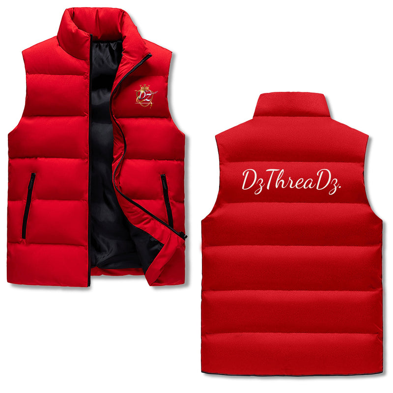 DzThreaDz. Mens Custom Hooded Puffer Vest