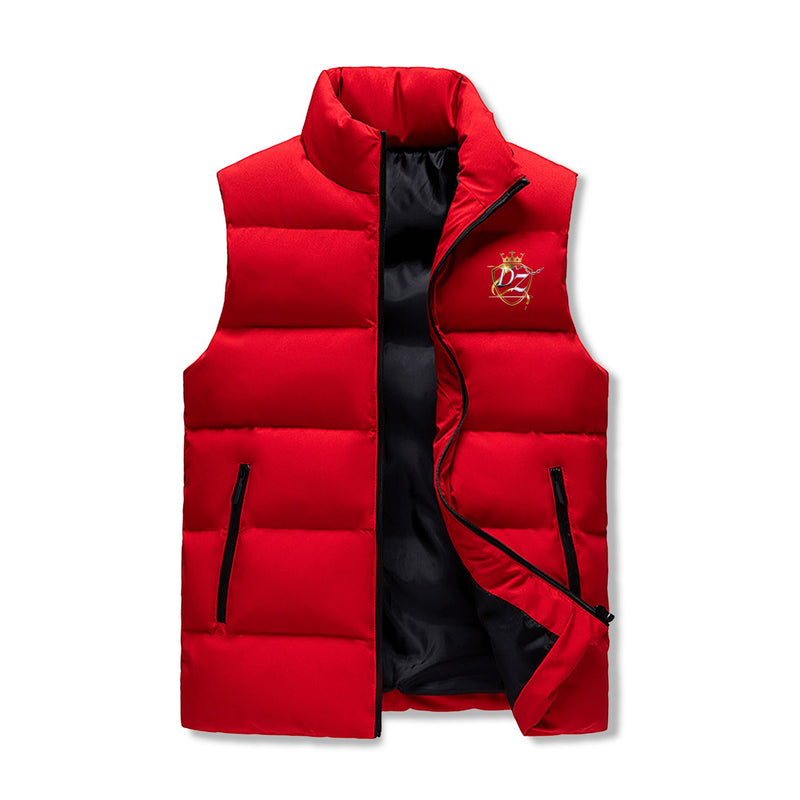 DzThreaDz. Mens Custom Hooded Puffer Vest