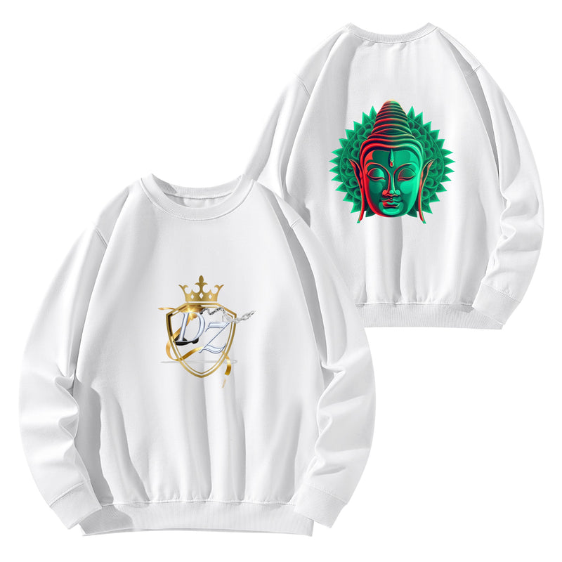 DzThreaDz. Front & Back Printing Adult Cotton Sweatershirt