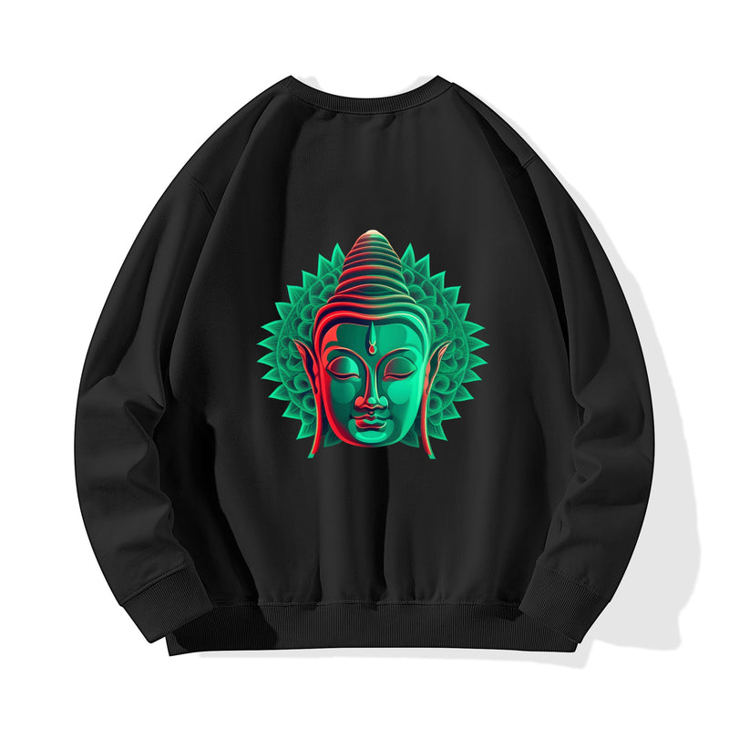 DzThreaDz. Front & Back Printing Adult Cotton Sweatershirt