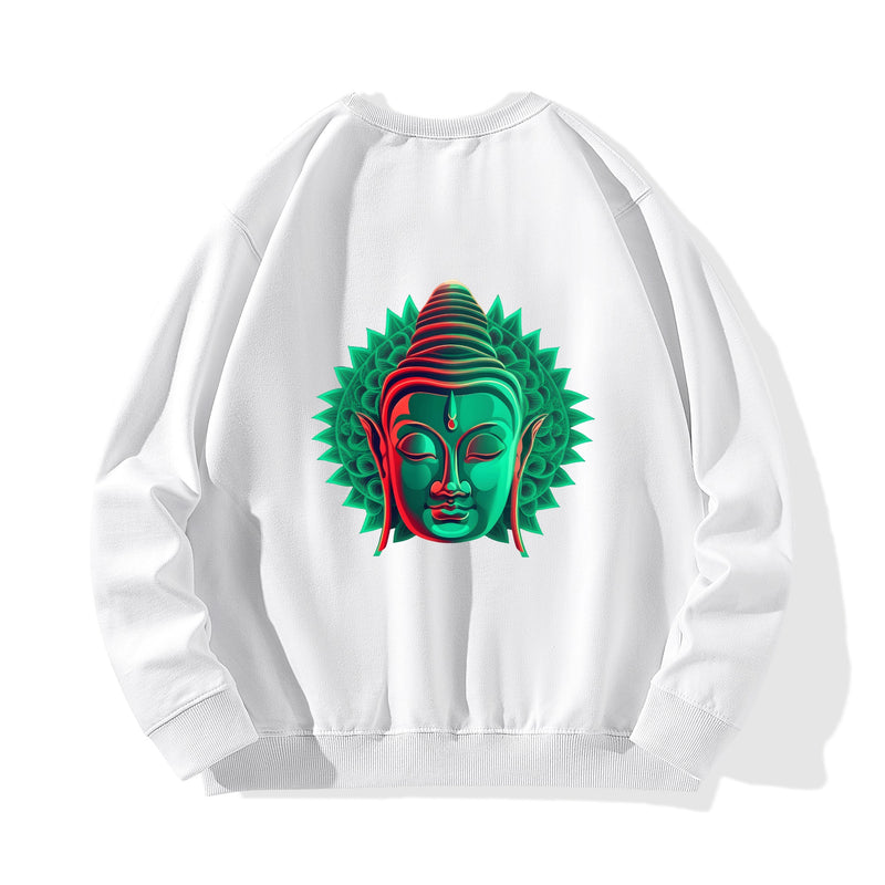 DzThreaDz. Front & Back Printing Adult Cotton Sweatershirt