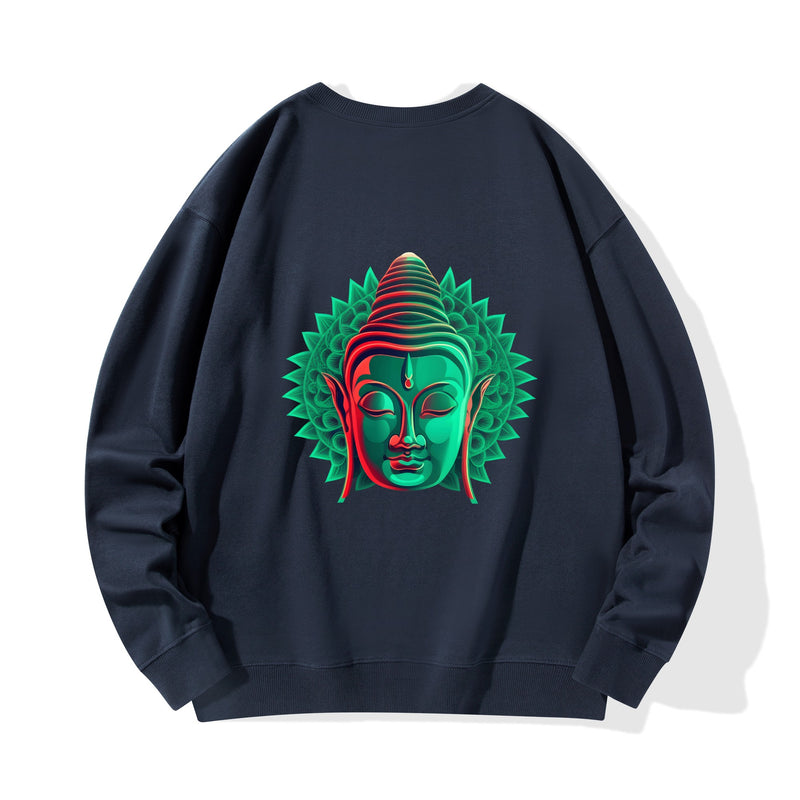 DzThreaDz. Front & Back Printing Adult Cotton Sweatershirt