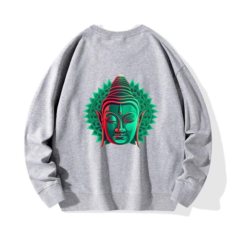 DzThreaDz. Front & Back Printing Adult Cotton Sweatershirt