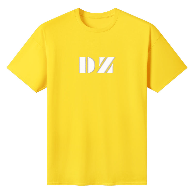 DzThreaDz.Embroidered Mens Casual Cotton T-shirt