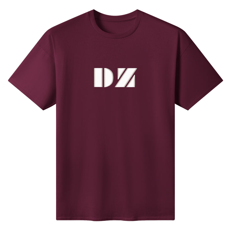 DzThreaDz.Embroidered Mens Casual Cotton T-shirt