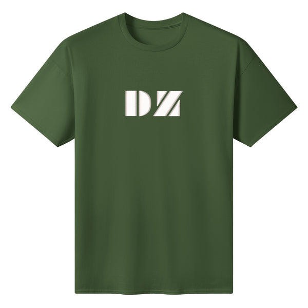 DzThreaDz.Embroidered Mens Casual Cotton T-shirt