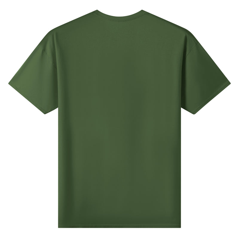 DzThreaDz.Embroidered Mens Casual Cotton T-shirt