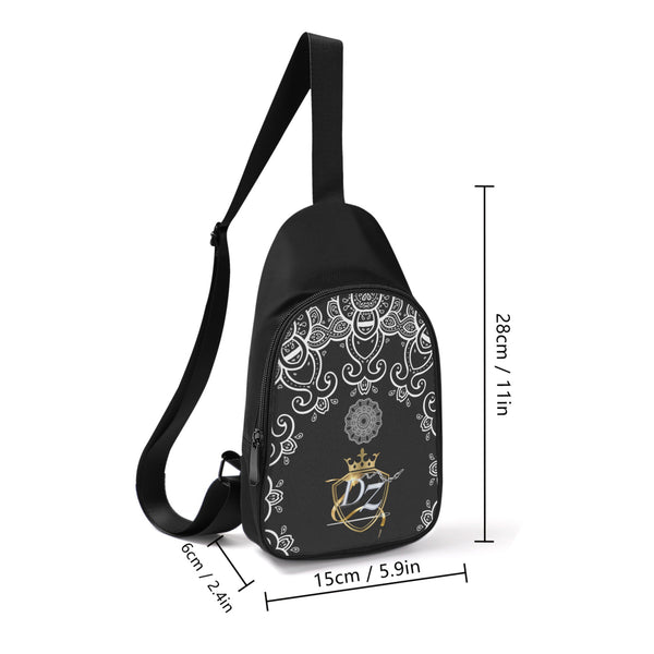 DzThreaDz. Printed + Embroidered Casual Chest Bags
