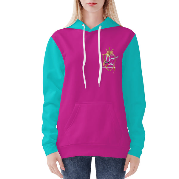 DzThreaDz.Womens All Over Print Hoodie