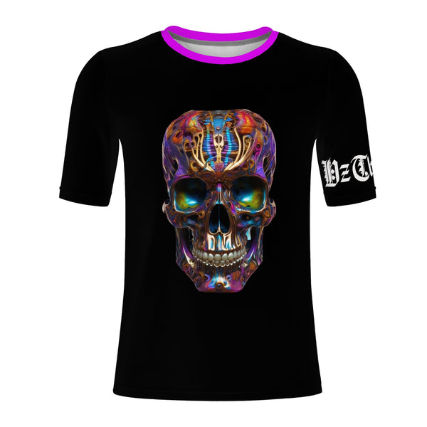 DzThreaDz. Neon Skull Mens All Over Print T-shirts