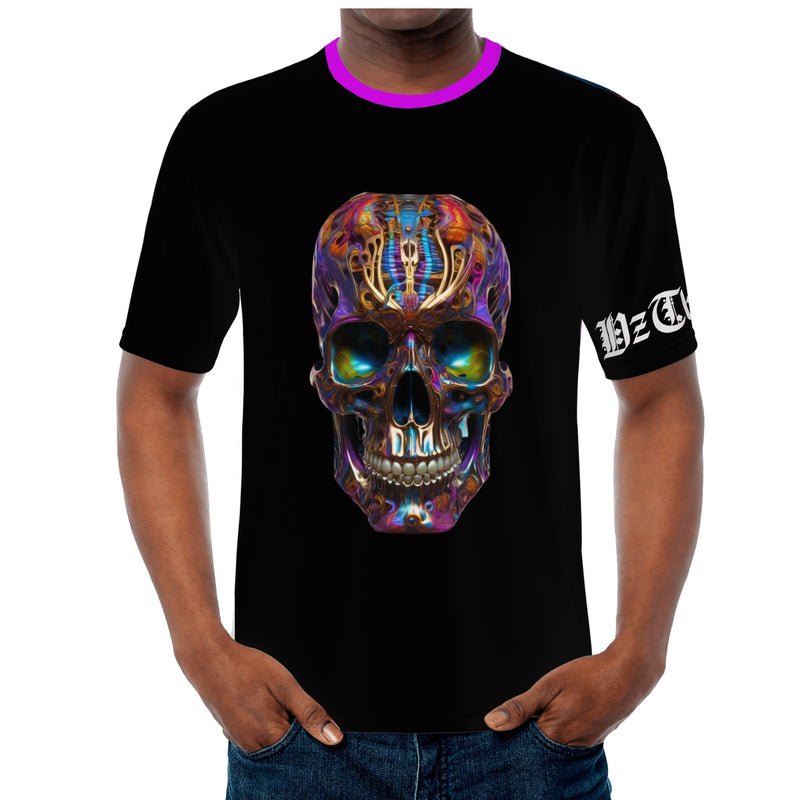 DzThreaDz. Skull Mens All Over Print T-shirts