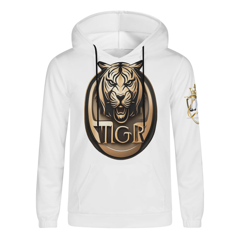 DzThreaDz. Tiger Mens Lightweight All Over Printing Hoodie Sweatshirt