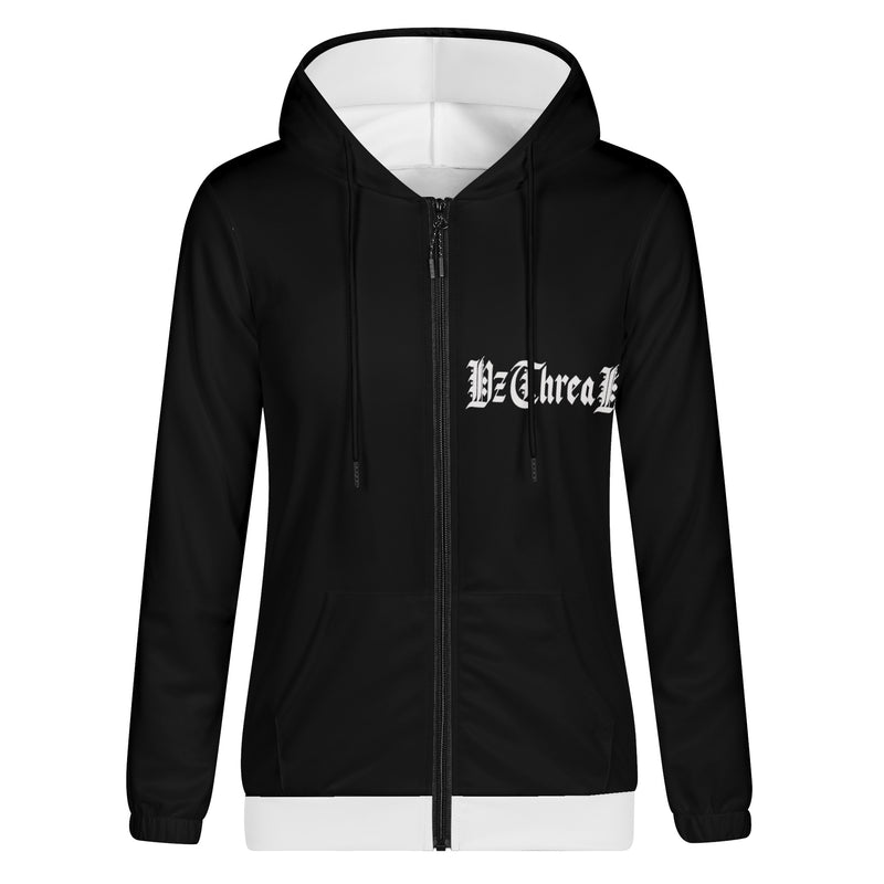 DzThreaDz. Lion Womens Lightweight Zipper Jumper Sweatshirt Hoodie