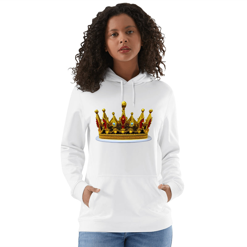 DzThreaDz. Crown Front & Back Printing Adult Cotton Hoodie