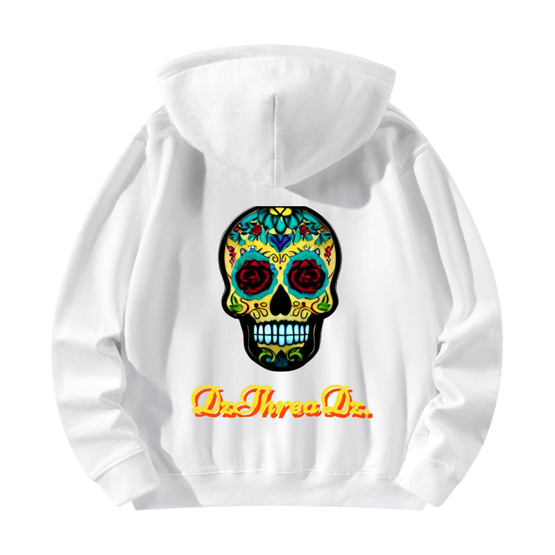 DzThreaDz. Crown Front & Back Printing Adult Cotton Hoodie