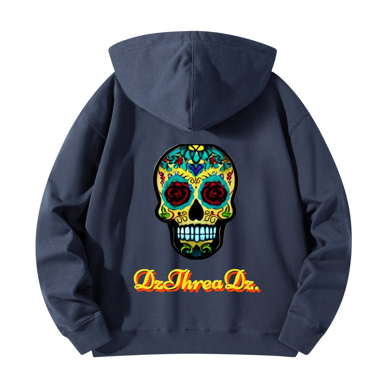 DzThreaDz. Crown Front & Back Printing Adult Cotton Hoodie