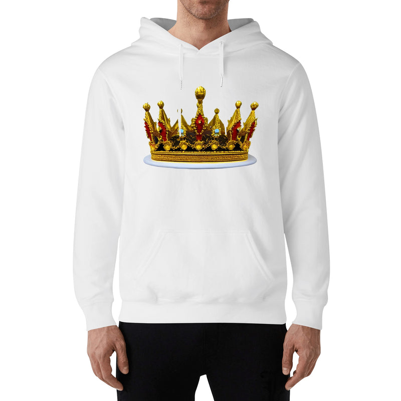 DzThreaDz. Crown Front & Back Printing Adult Cotton Hoodie