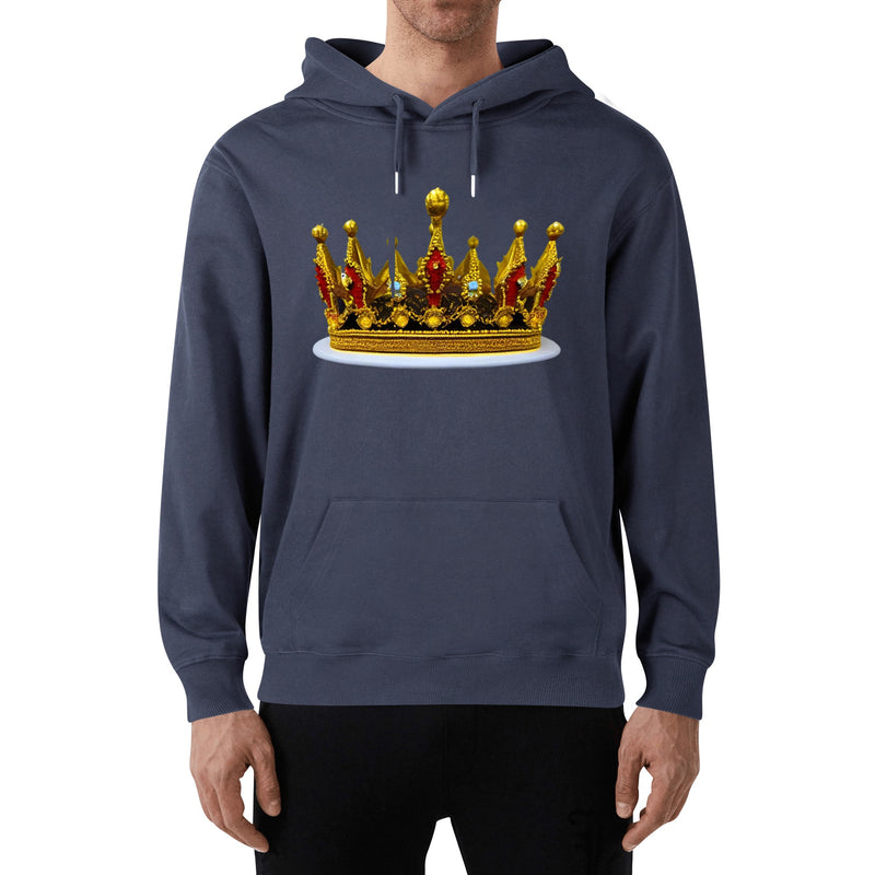 DzThreaDz. Crown Front & Back Printing Adult Cotton Hoodie