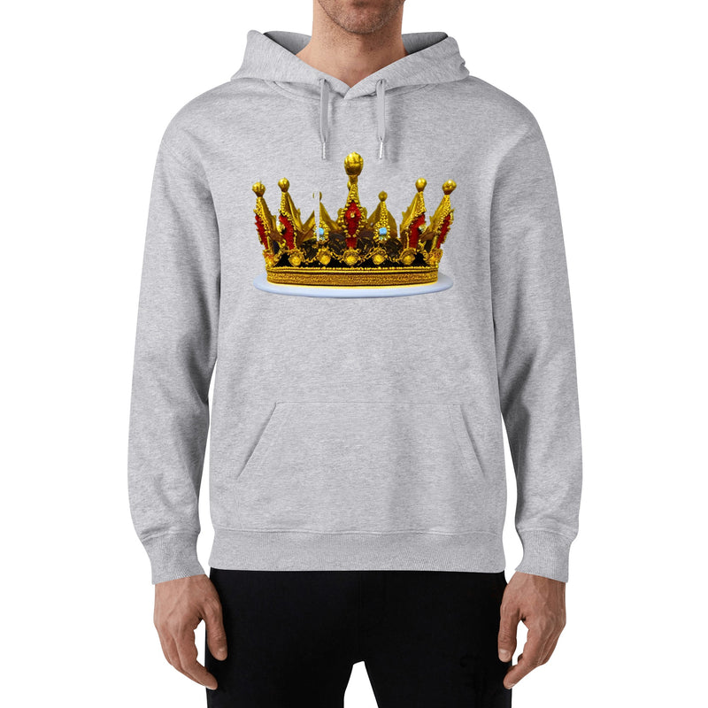 DzThreaDz. Crown Front & Back Printing Adult Cotton Hoodie