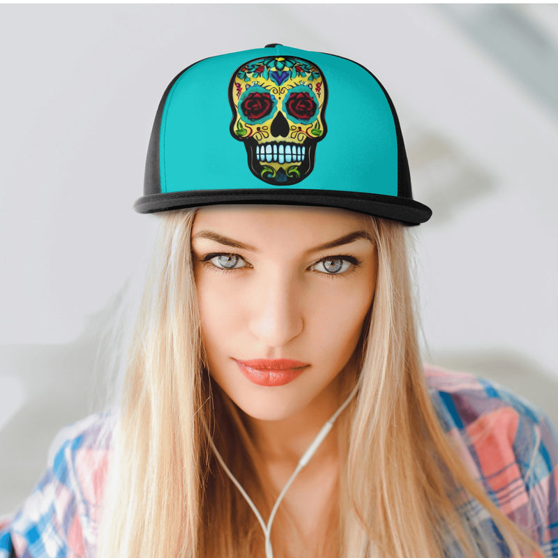 DzThreaDz. Sugar Skull Front Printing Casual Hip-hop Hats