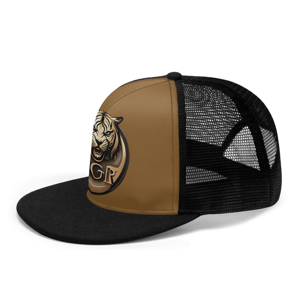 DzThreaDz. Tiger Front Printing Mesh Hip-hop Hats