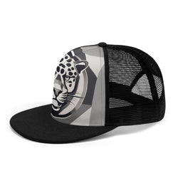 DzThreaDz. Leopard Front Printing Mesh Hip-hop Hats