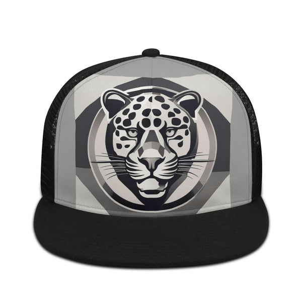 DzThreaDz. Leopard Front Printing Mesh Hip-hop Hats