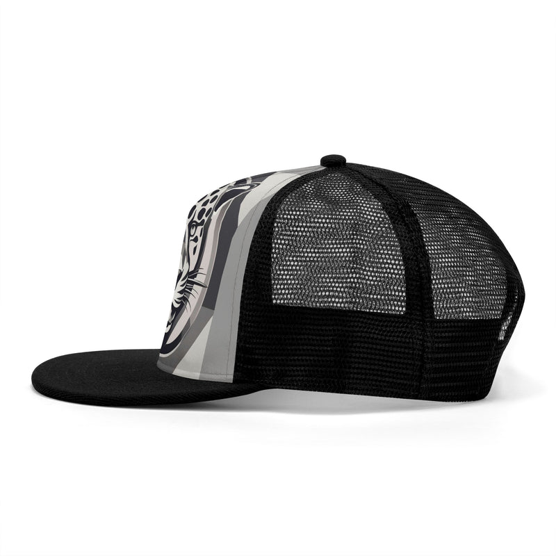 DzThreaDz. Leopard Front Printing Mesh Hip-hop Hats