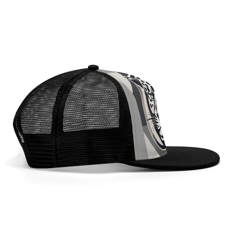 DzThreaDz. Leopard Front Printing Mesh Hip-hop Hats