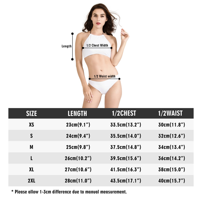 DzThreaDz. New Womens High Neck Bikinis Swimsuit