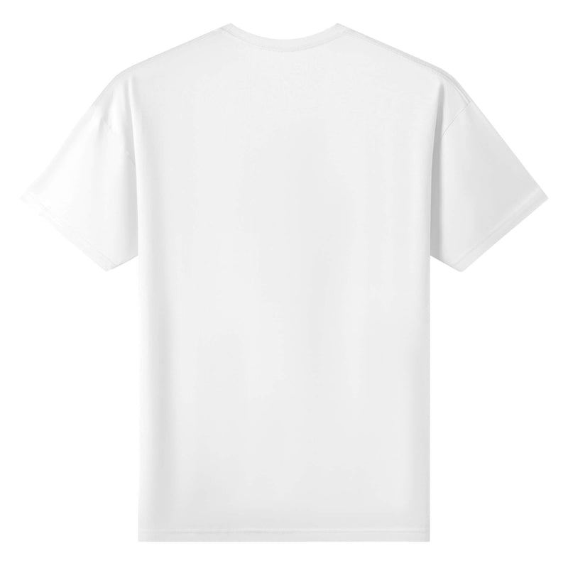 DzThreaDz.Embroidered Mens Cotton T shirt (Front Design)