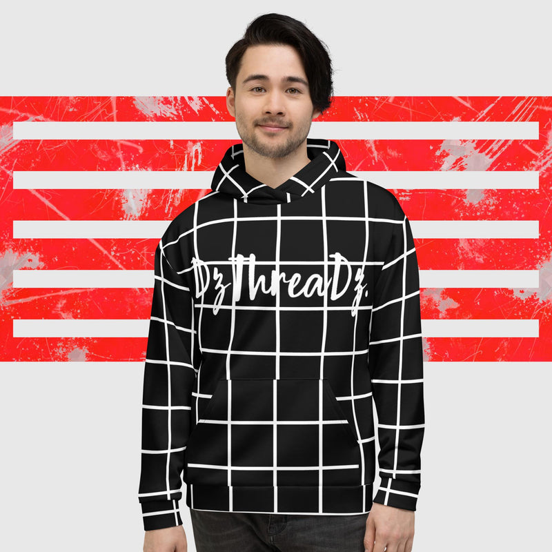 DzThreaDz. Grid Unisex Hoodie