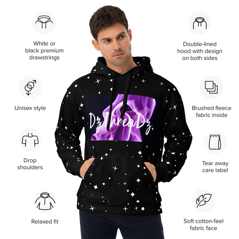 DzThreaDz. Star Struck  Unisex Hoodie