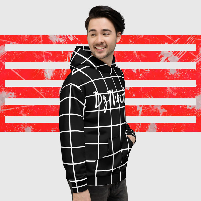 DzThreaDz. Grid Unisex Hoodie