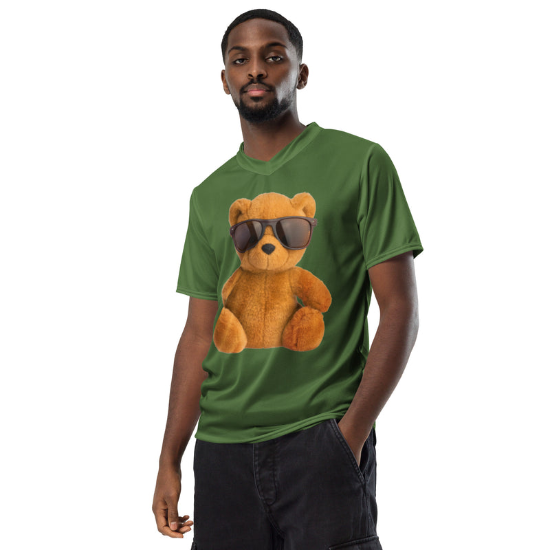 DzThreaDz. Teddy Recycled unisex sports jersey