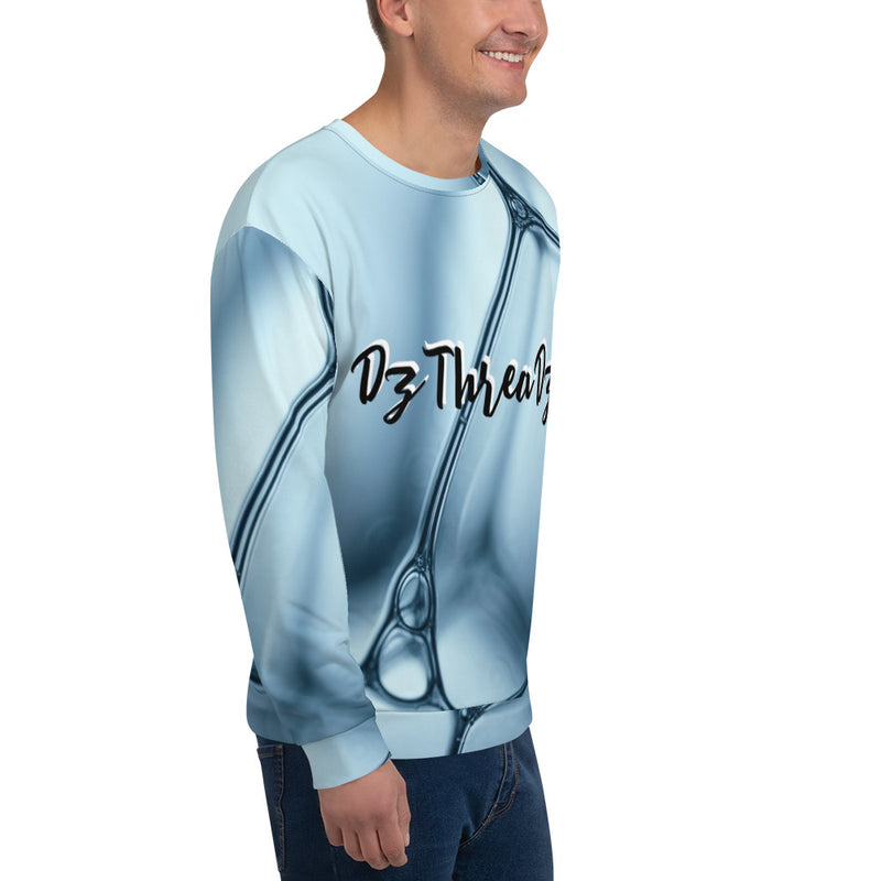 DzThreaDz. Blue Future Unisex Sweatshirt