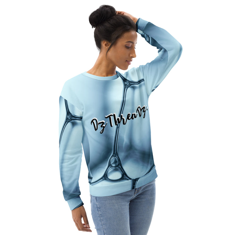 DzThreaDz. Blue Future Unisex Sweatshirt