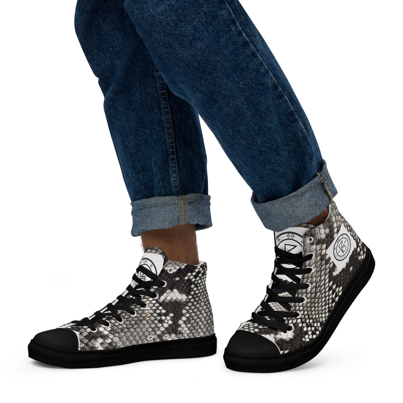 DzThreaDz. TFY Men’s high top canvas shoes